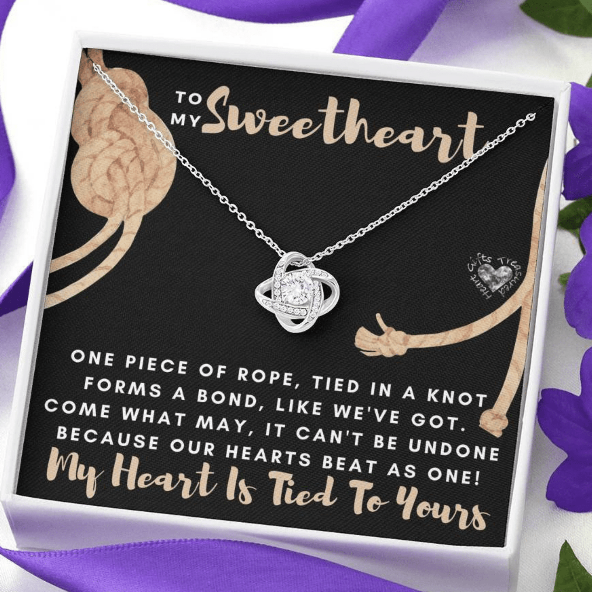 Sweetheart - Our Bond - Love Knot Necklace 100C21 Jewelry 
