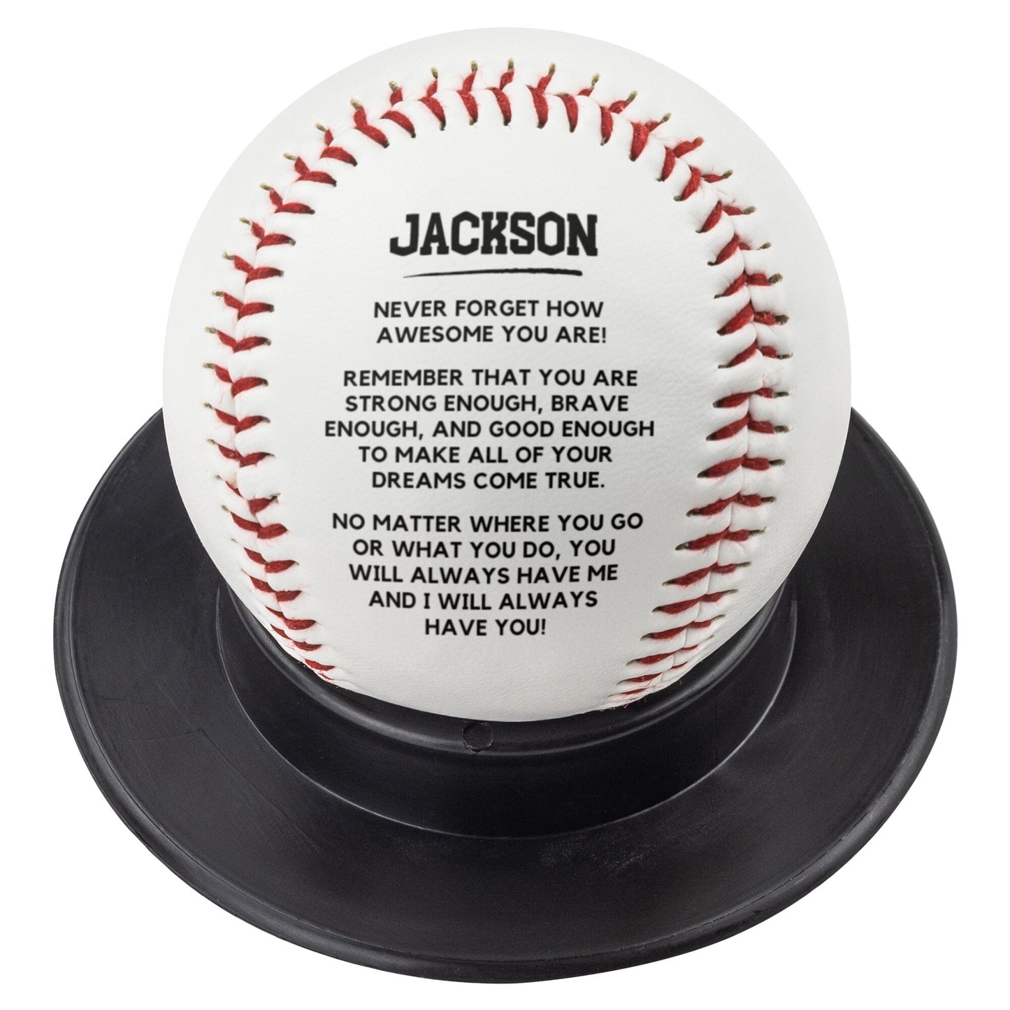 PERSONALIZED To My Son - Your Dreams Come True - Baseball HGF#165BB Sports Red 