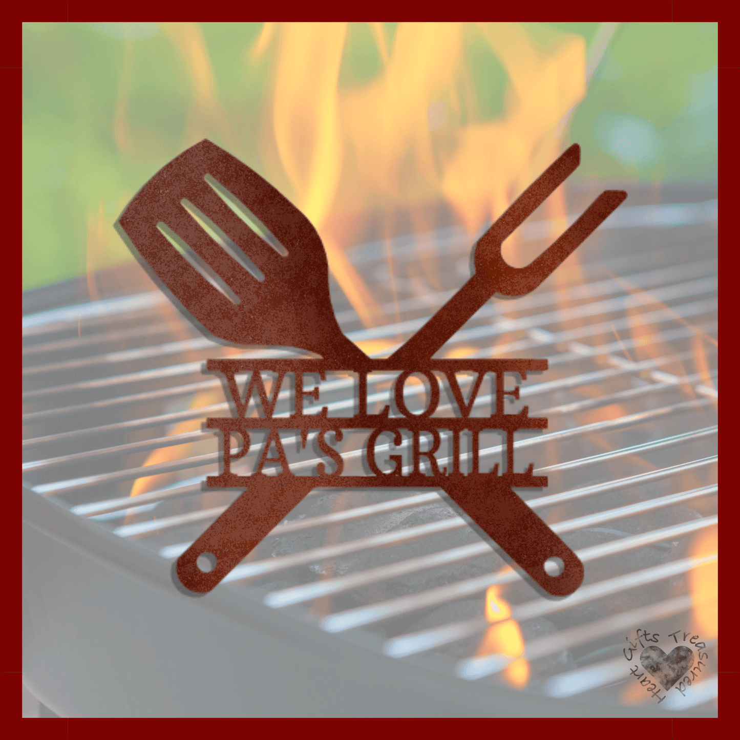 I Do BBQ Wedding Custom Sign Metal 