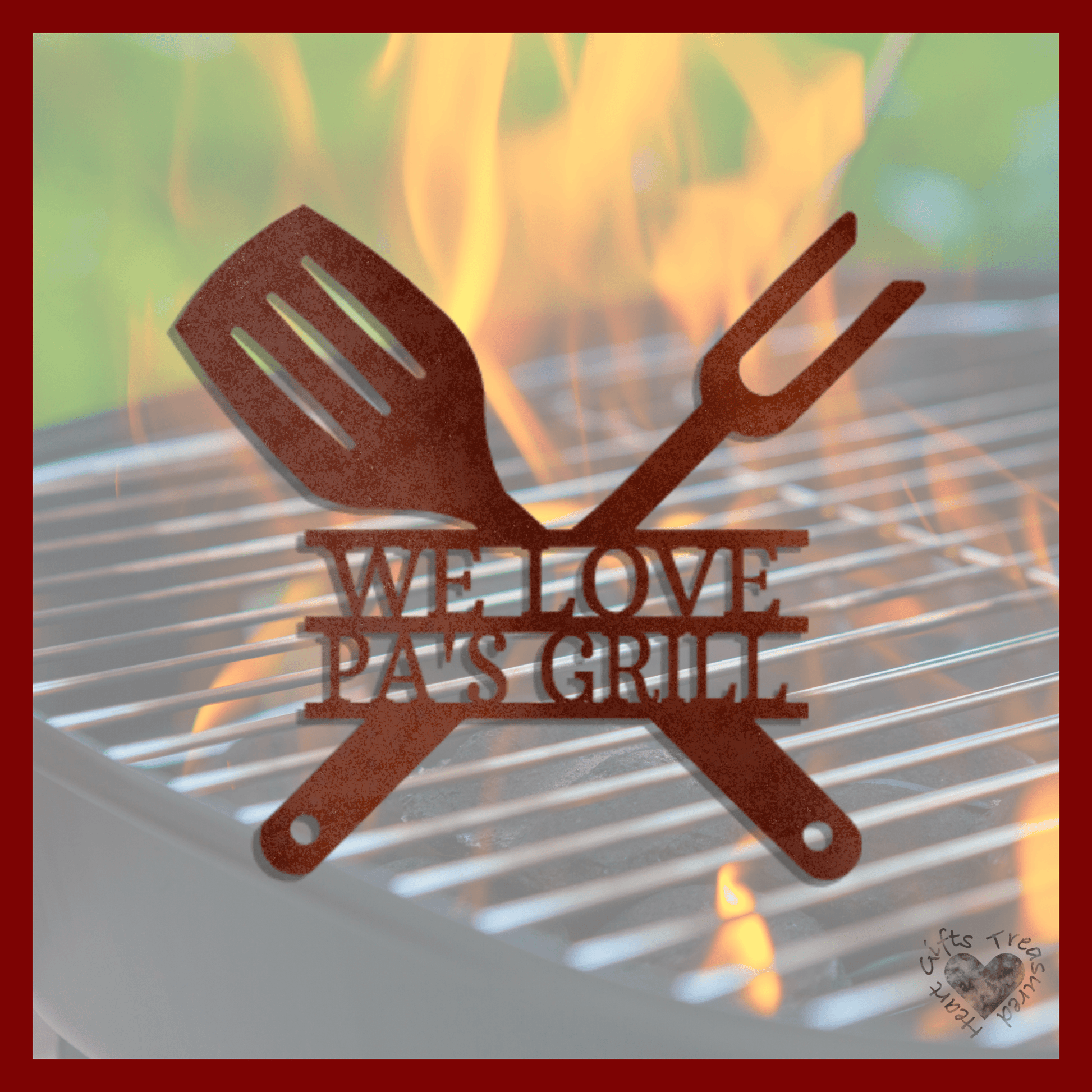 I Do BBQ Wedding Custom Sign Metal 