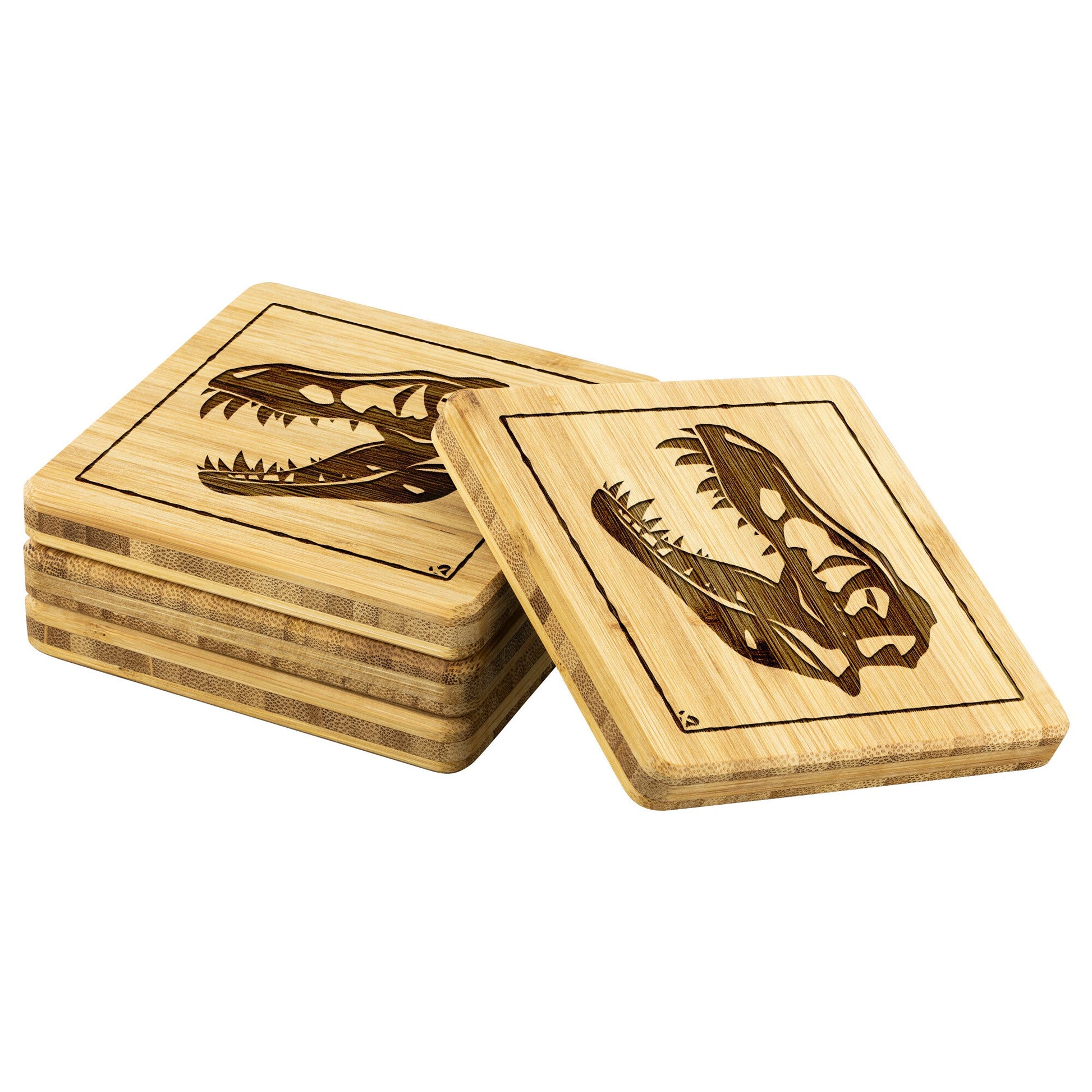 T-Rex skull coasters Home Goods 