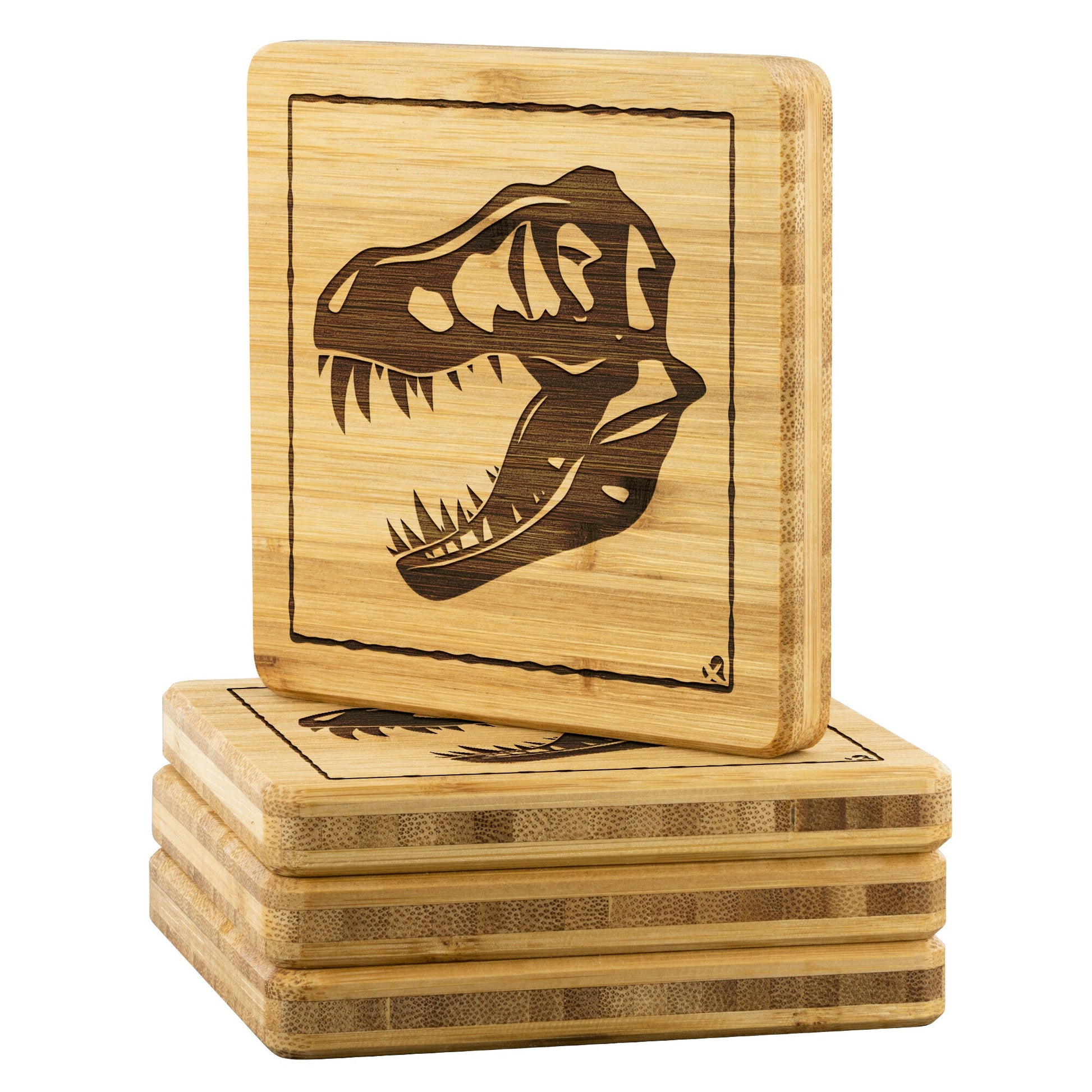 T-Rex skull coasters Home Goods 