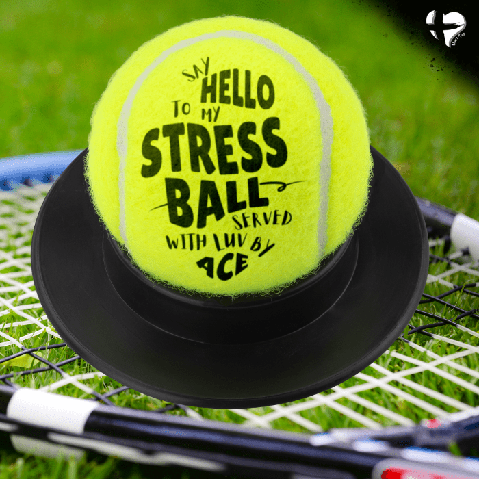 Say Hello To My Stress Ball - Tennis Sports Display HGF#253TB Sports 