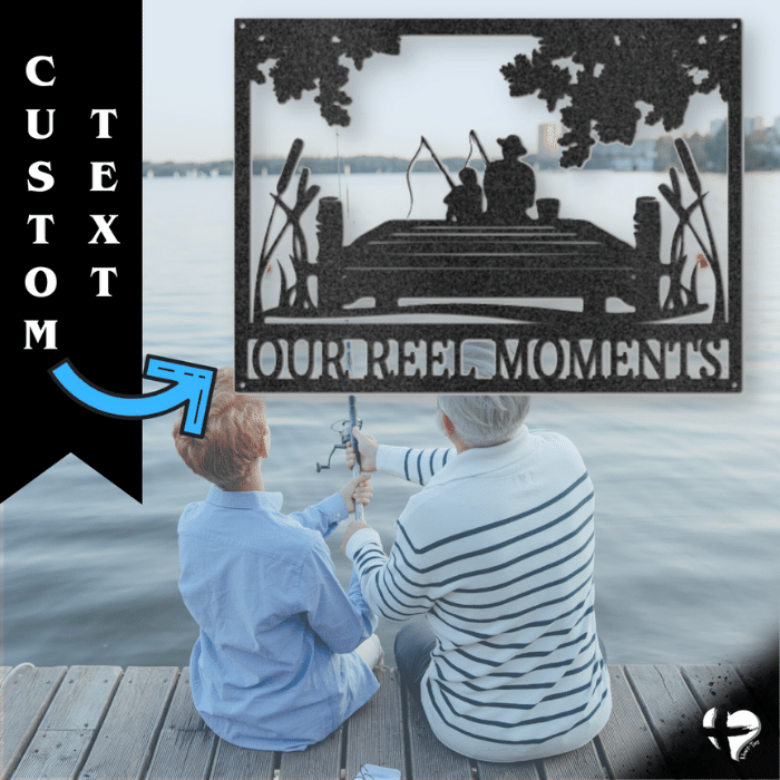 Fishing Memories Sign Wall Art 