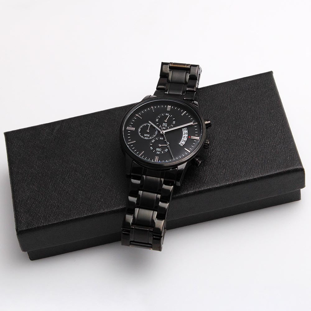 Dad - On My Wedding Day - Engraved Watch From Bride 89EW Jewelry 