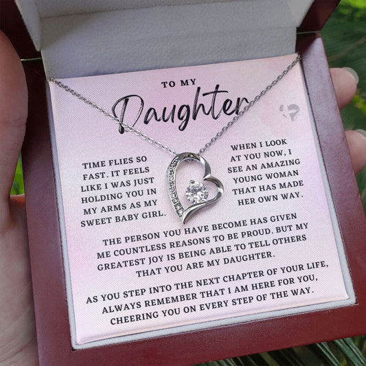 Daughter - Graduation Heart Necklace - HGF#262 Jewelry 