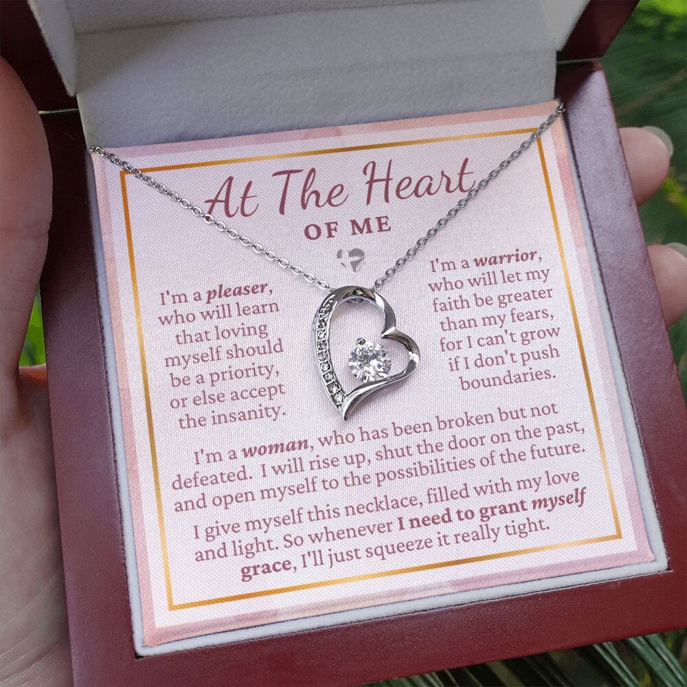 At The Heart Of Me - Self Love - Heart Necklace HGF#250FL2 Jewelry 