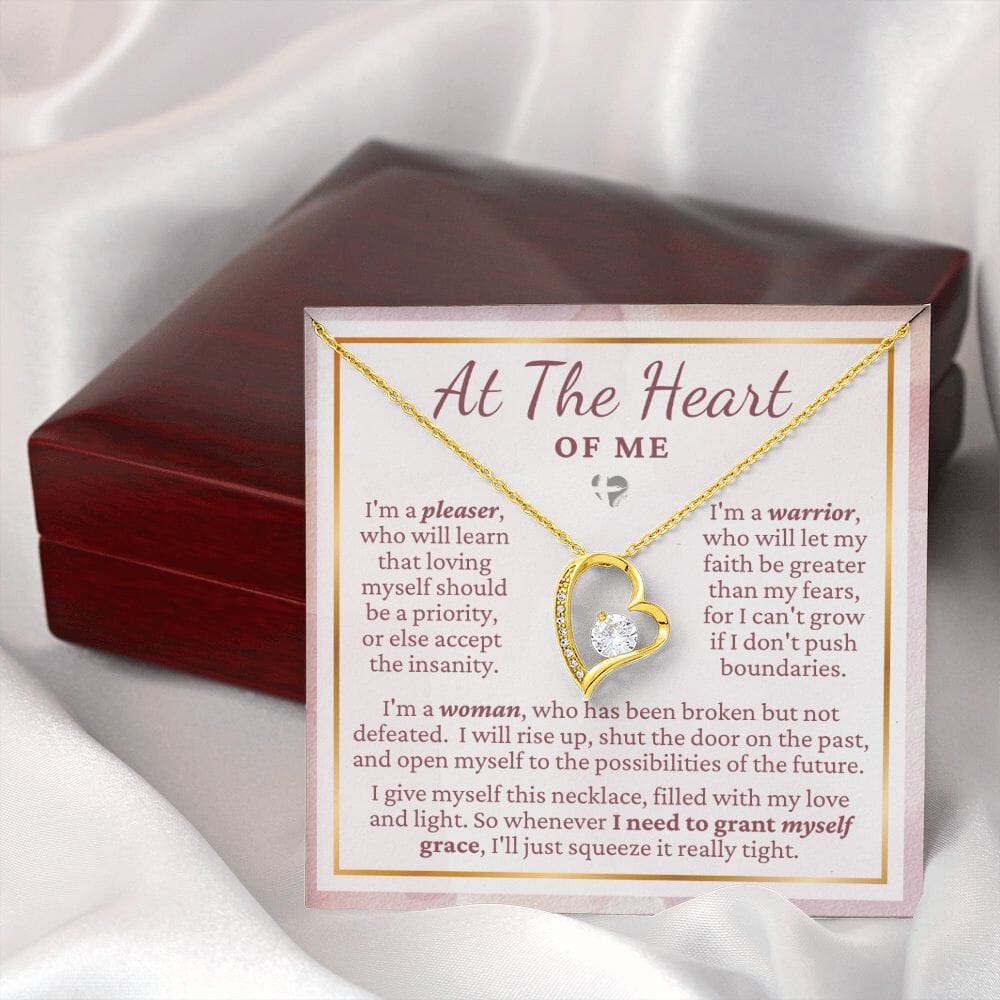 At The Heart Of Me - Self Love - Heart Necklace HGF#250FL2 Jewelry 