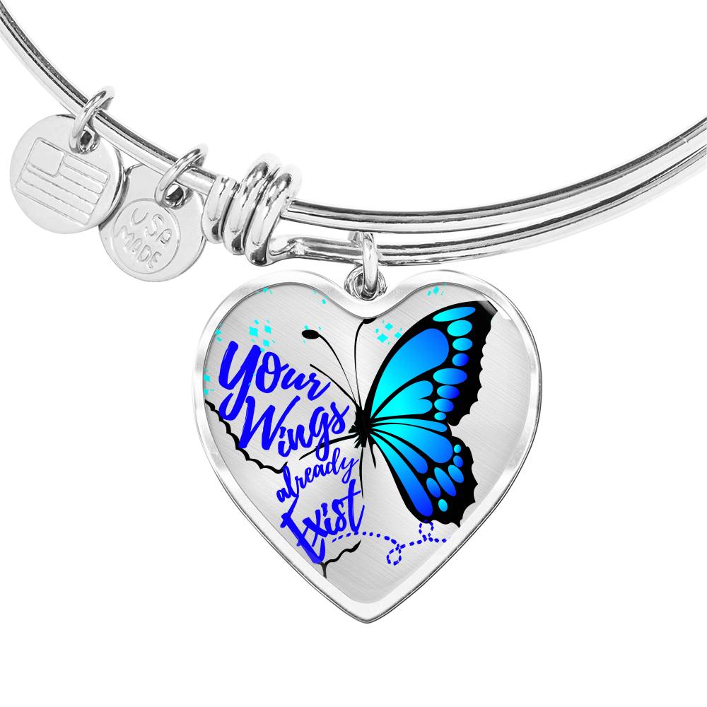 Blue Butterfly Bracelet Jewelry 