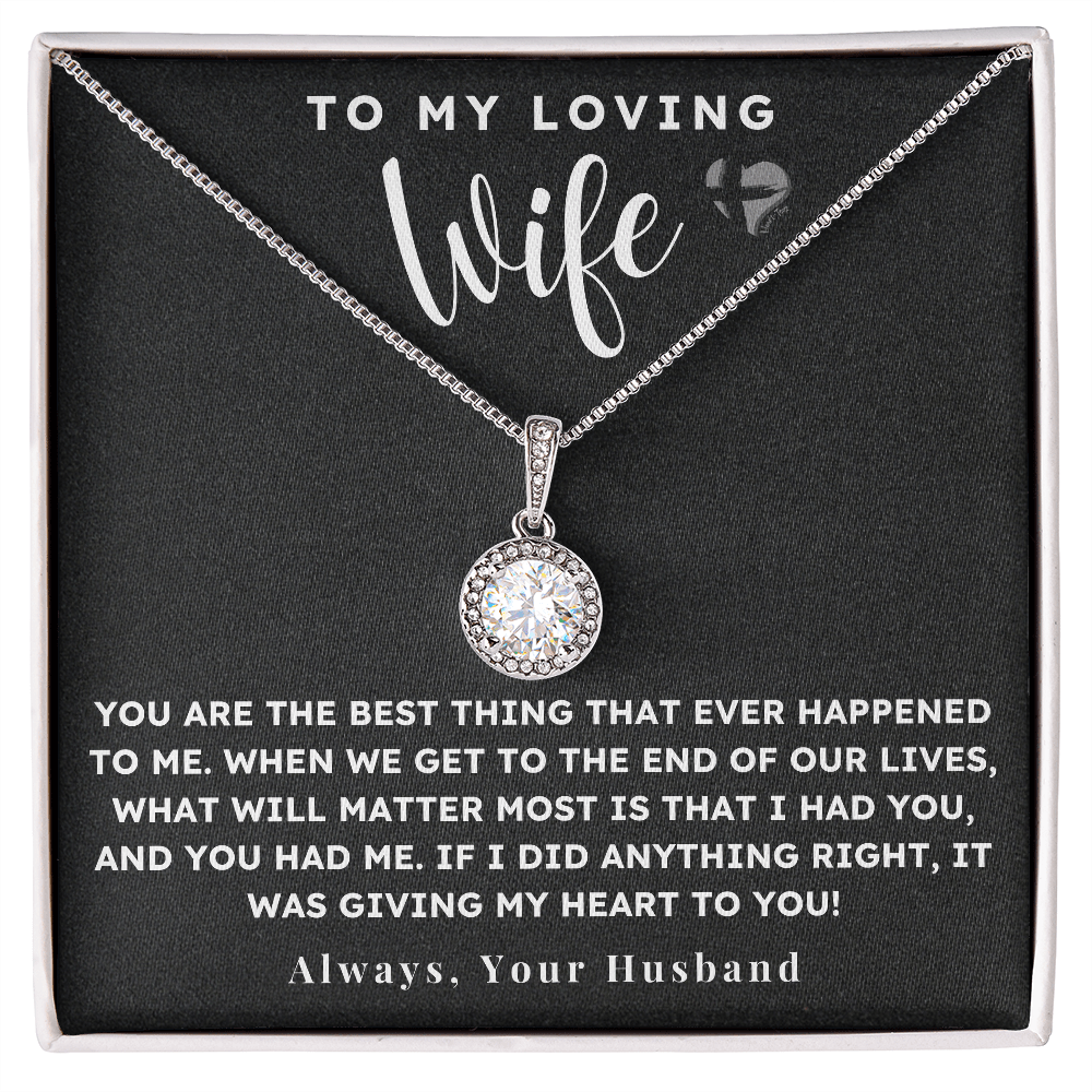 To My Wife - What Matters Most - Eternal Hope HGF93EHb Jewelry Standard Box 