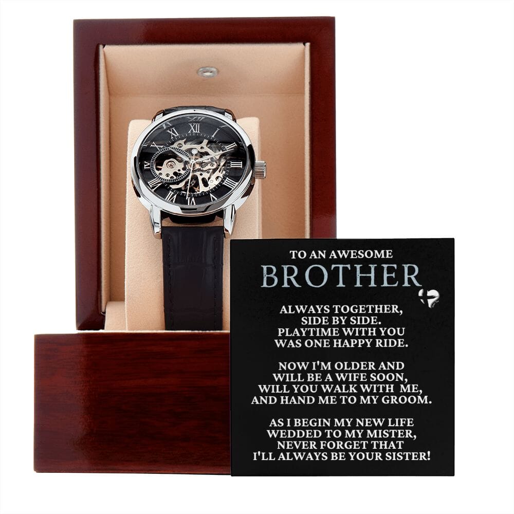 Brother of the Bride - Walk Me Down The Aisle - Watch HGF#73OW Jewelry 