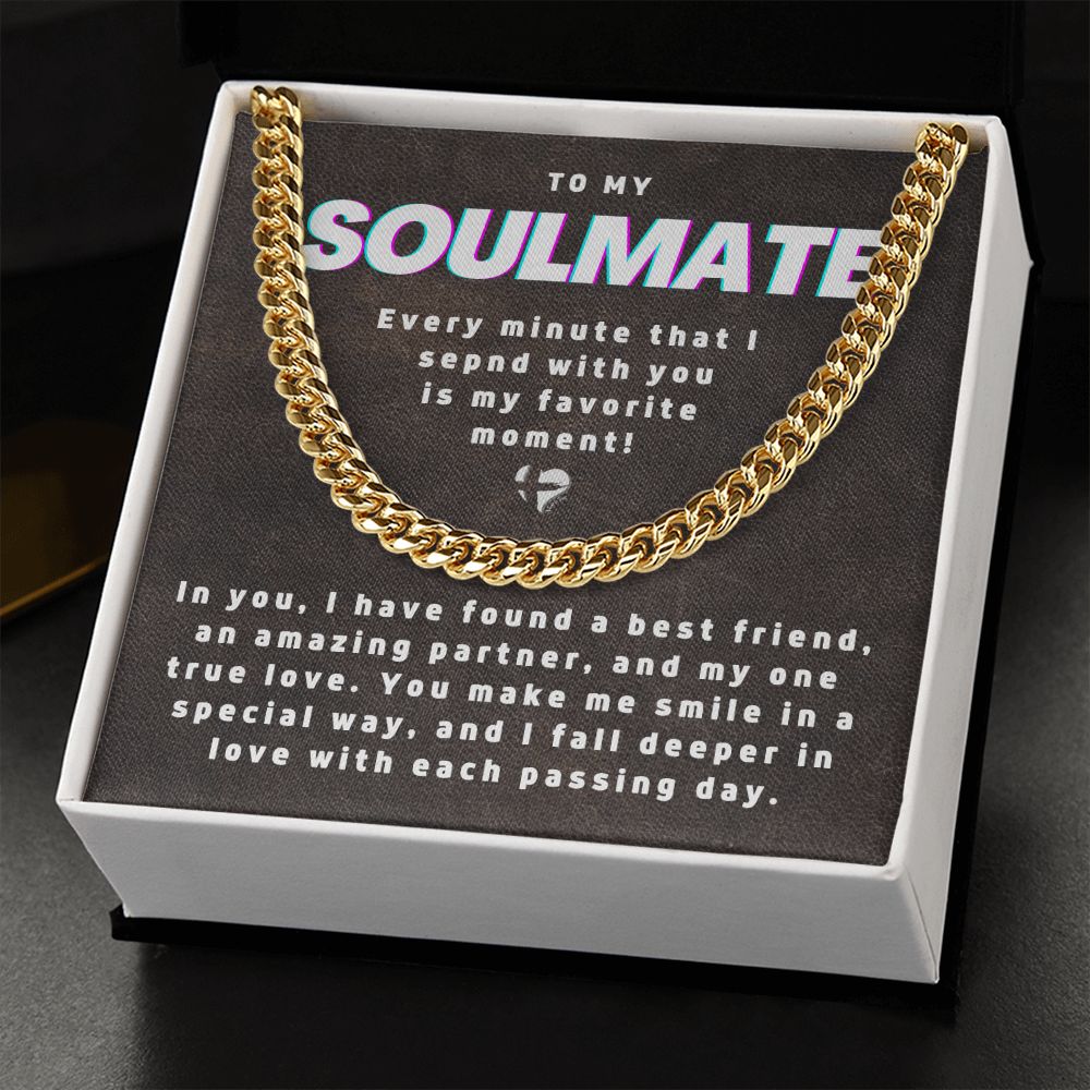 Soulmate - My Favorite Moments-Cuban Chain HGF#193CC To My Jewelry 