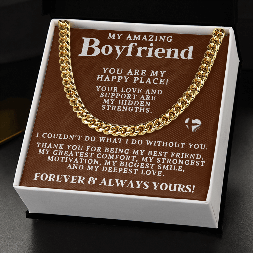 Boyfriend - My Happy Place - Cuban Chain2 Necklace Jewelry 