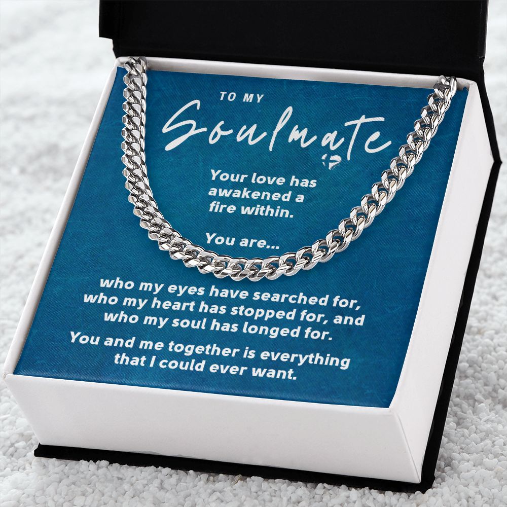 Soulmate - All That I Could Ever Want - Cuban Chain HGF#167CC2 Jewelry 