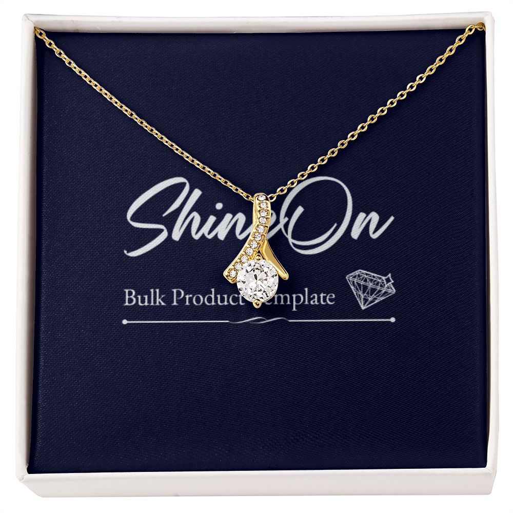 Alluring Beauty S&G Jewelry 18K Yellow Gold Finish Standard Box 