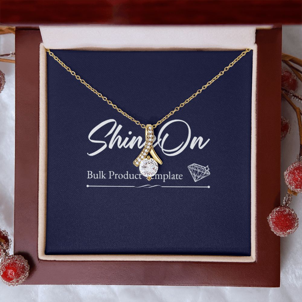Alluring Beauty S&G Jewelry 18K Yellow Gold Finish Luxury Box 