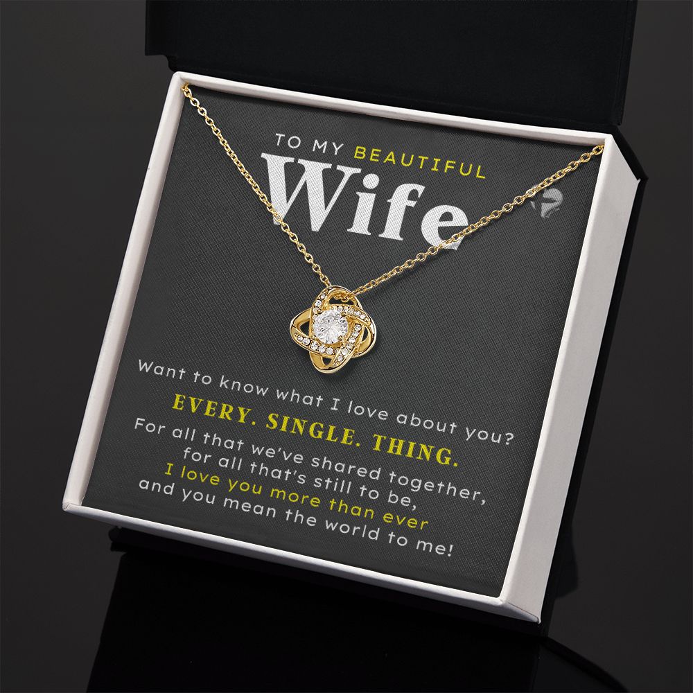 HGF#206LKv2 Beautiful Wife - Every Single Thing Jewelry 