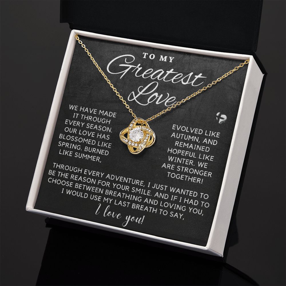 Greatest Love - Through The Seasons - Love Knot HGF#216LKf Jewelry 