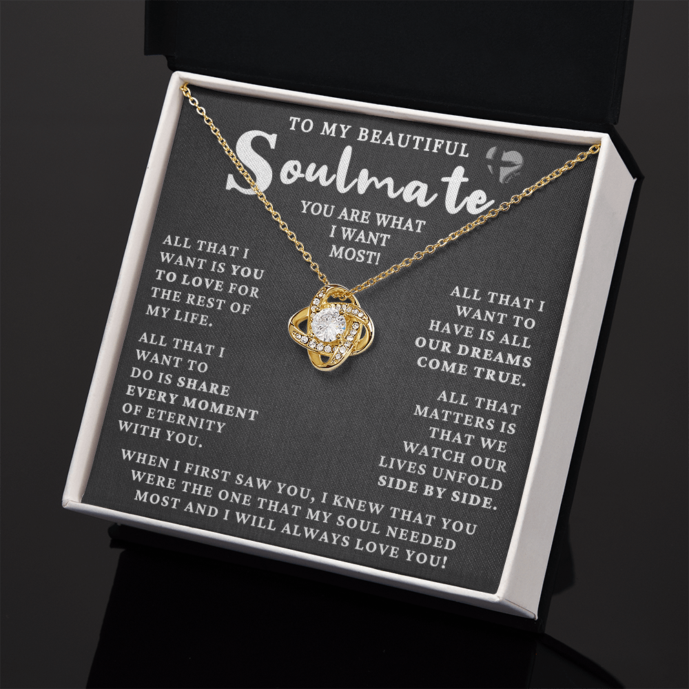 Soulmate - What I Want Most - Love Knot S&G HGF#139LK Jewelry 