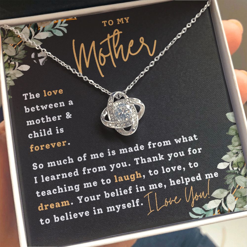 Mother Necklace - Made From You - Love Knot HGF#178LK Jewelry 