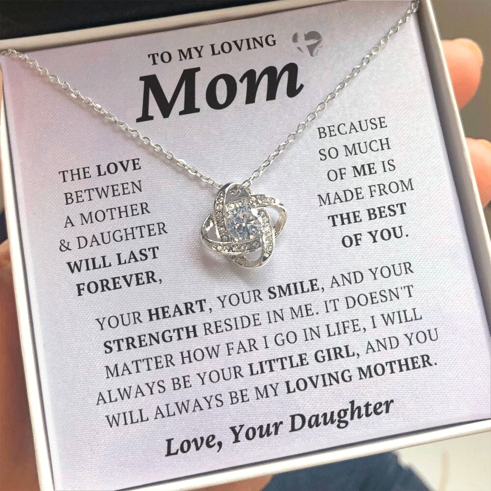 Mom From Daughter - I'm The Best Of You - Love Knot HGF#243LK Jewelry 