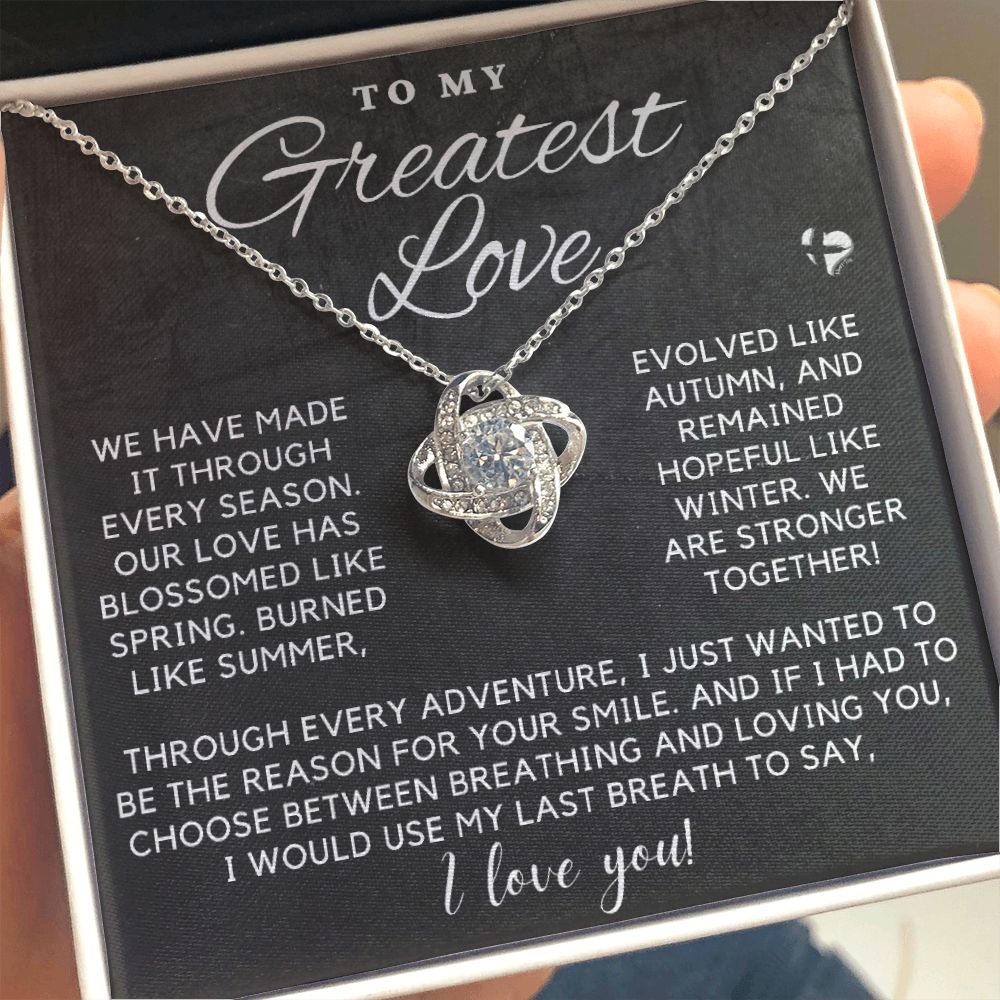 Greatest Love - Through The Seasons - Love Knot HGF#216LKf Jewelry 