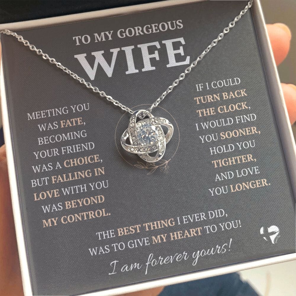 Gorgeous Wife - Beyond Fate - Love Knot Necklace HGF#228LK-P2V9 Jewelry 