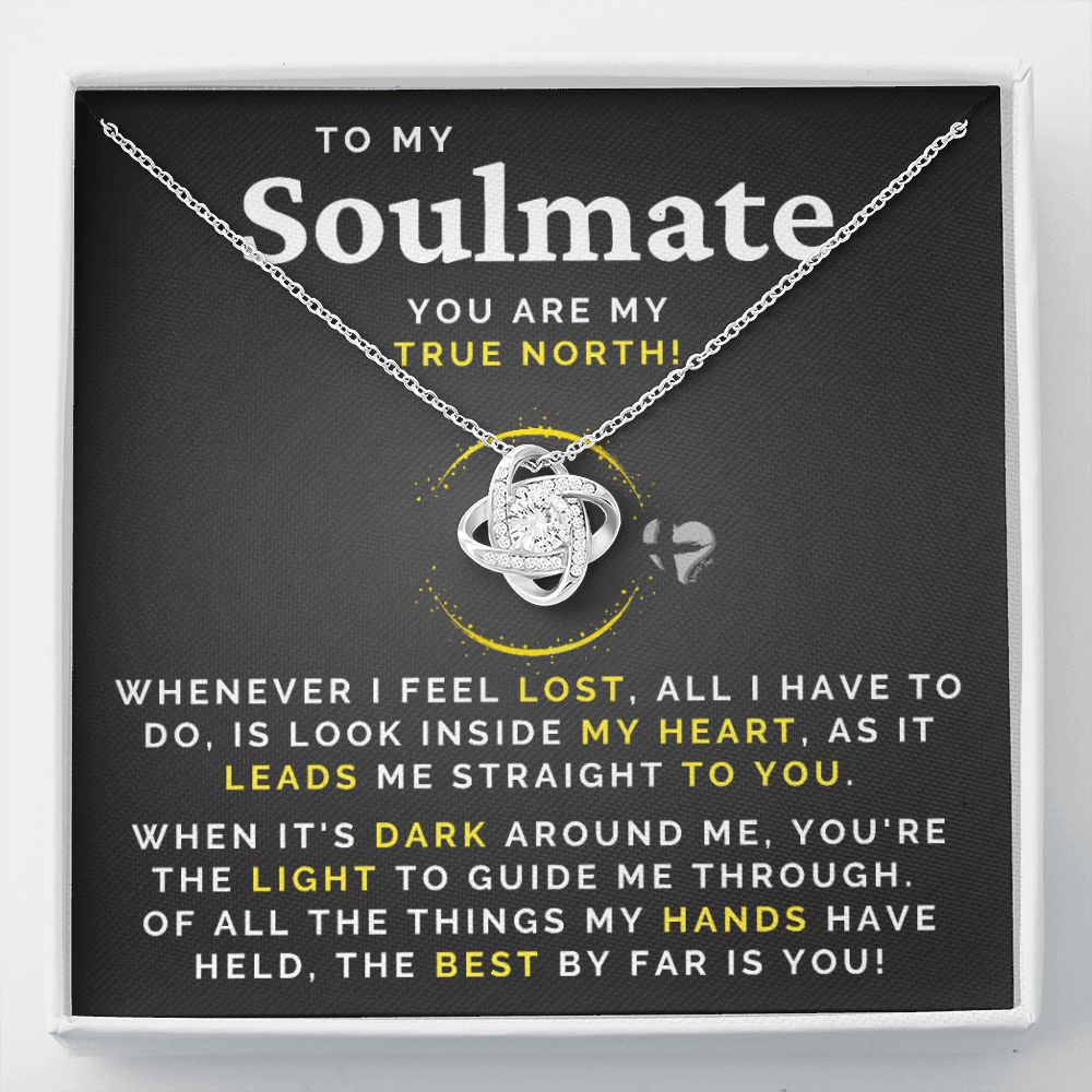 Soulmate - My True North - Love Knot Necklace HGF#001RLK