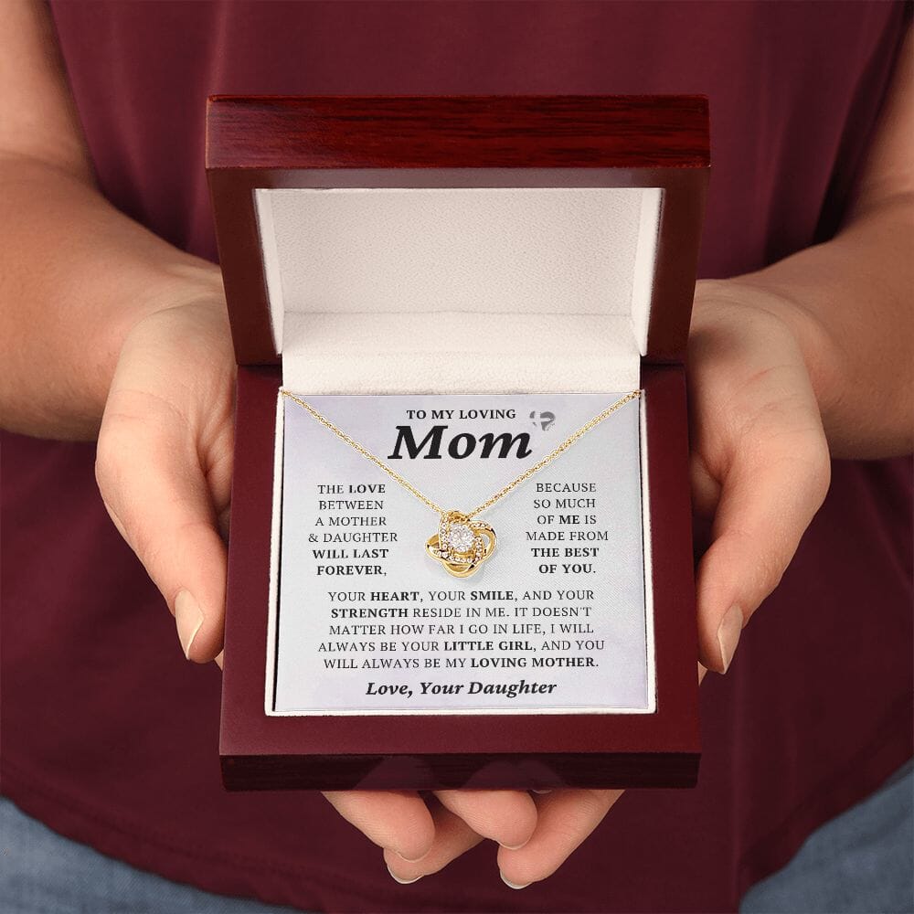 Mom From Daughter - I'm The Best Of You - Love Knot HGF#243LK Jewelry 
