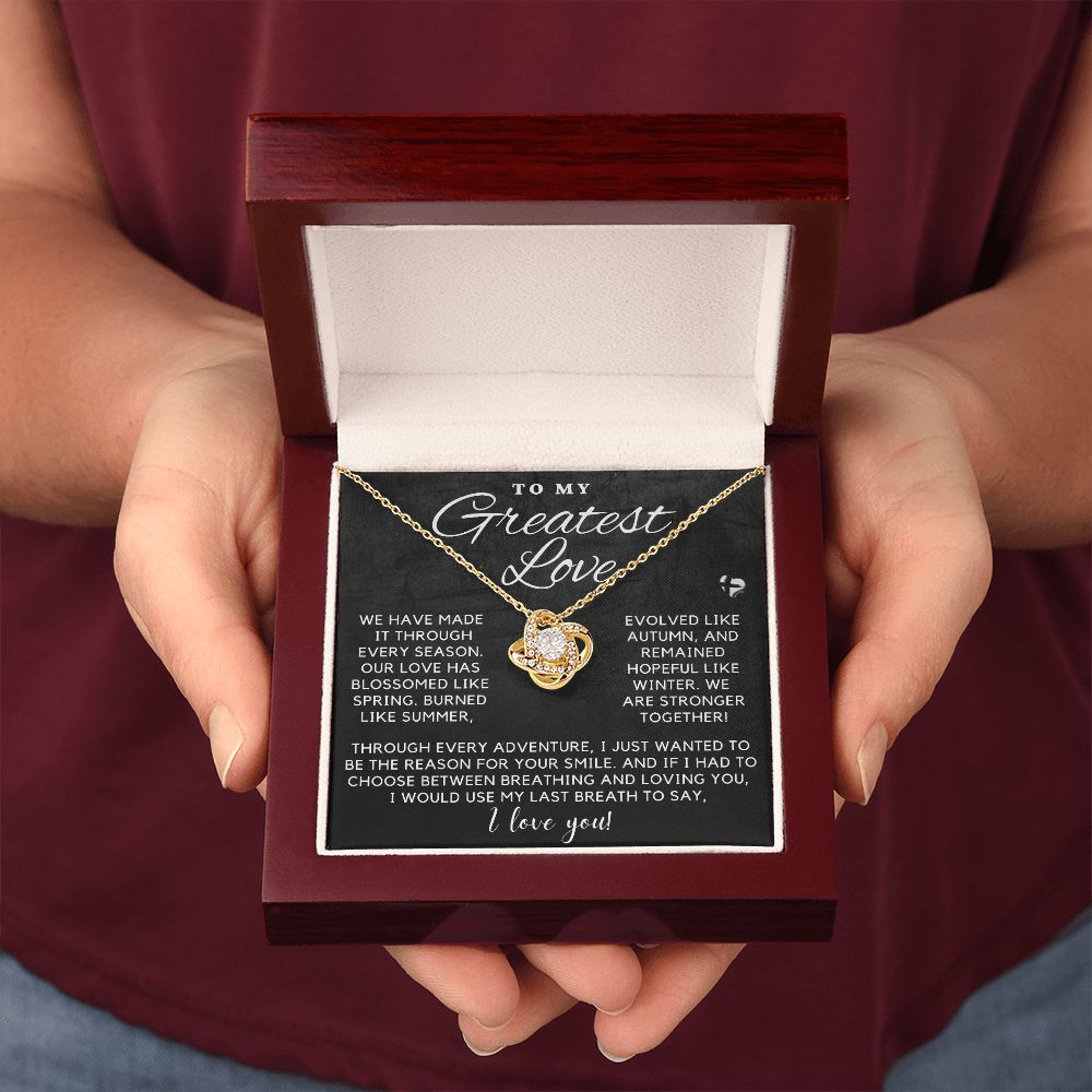 Greatest Love - Through The Seasons - Love Knot HGF#216LKf Jewelry 