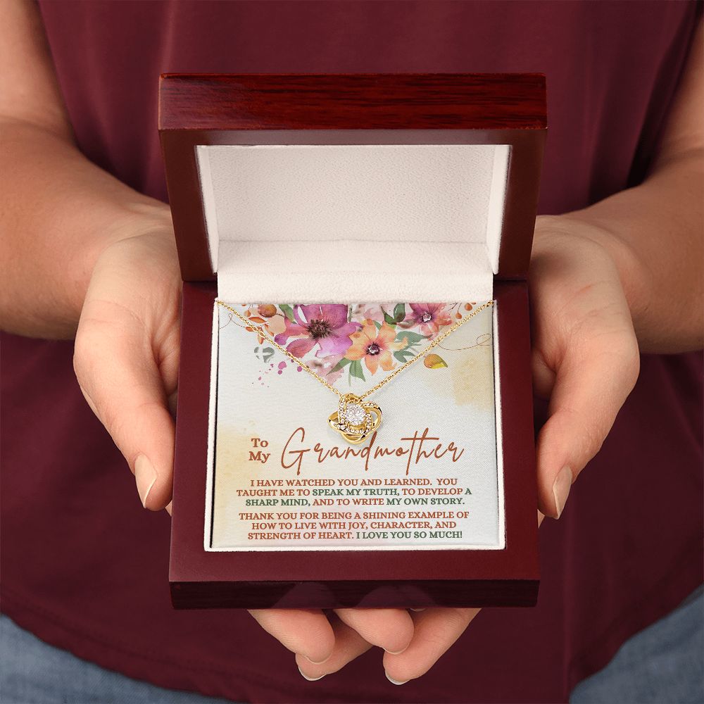 Grandmother's Shining Example - Love Knot S&G HGF#145LK Jewelry 