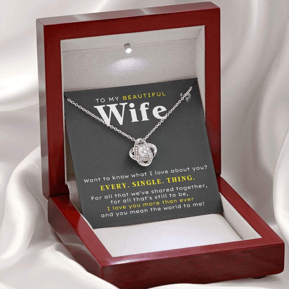 HGF#206LKv2 Beautiful Wife - Every Single Thing Jewelry 
