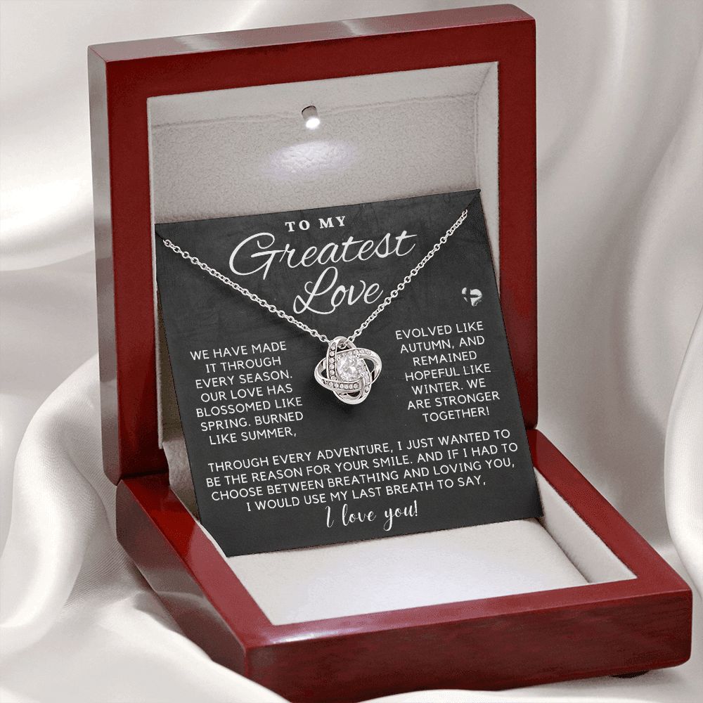 Greatest Love - Through The Seasons - Love Knot HGF#216LKf Jewelry 