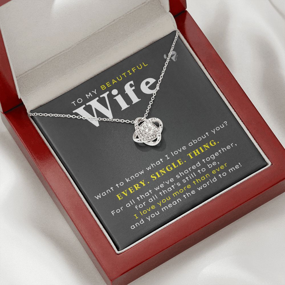 HGF#206LKv2 Beautiful Wife - Every Single Thing Jewelry 