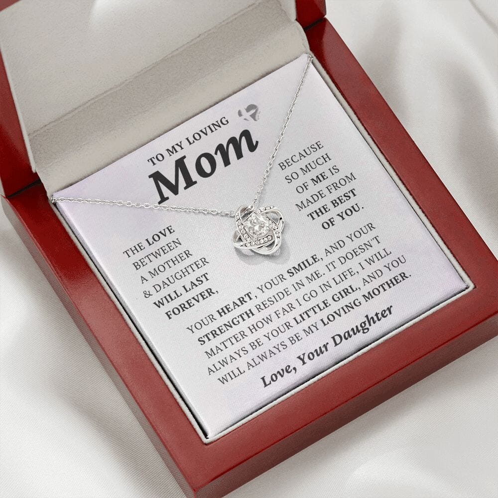 Mom From Daughter - I'm The Best Of You - Love Knot HGF#243LK Jewelry 