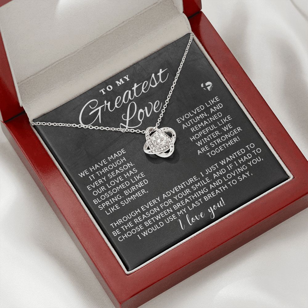 Greatest Love - Through The Seasons - Love Knot HGF#216LKf Jewelry 