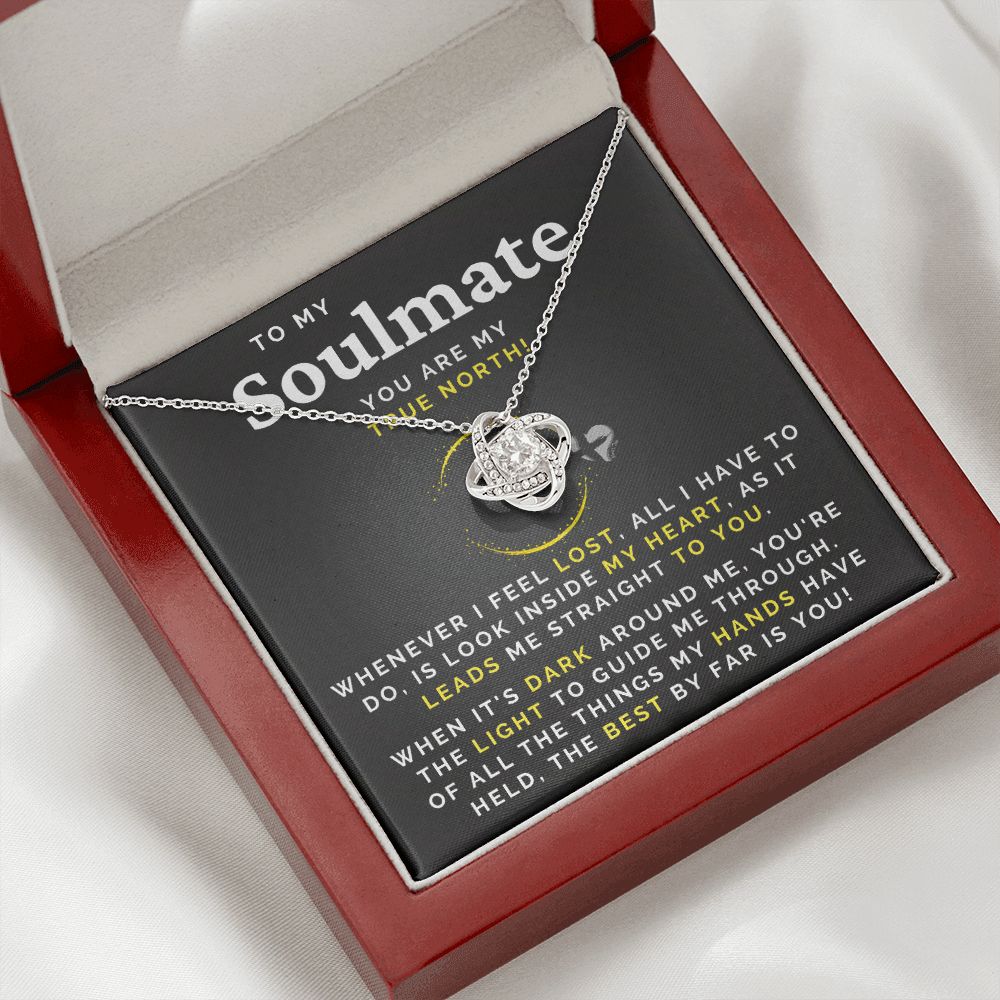 Soulmate - My True North - Love Knot Necklace HGF#001RLK