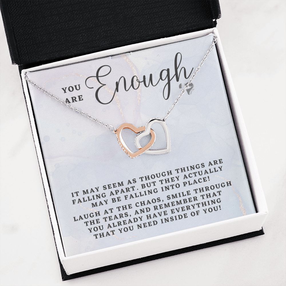 You Are Enough - Interlocking Hearts HGF#161IH Jewelry 