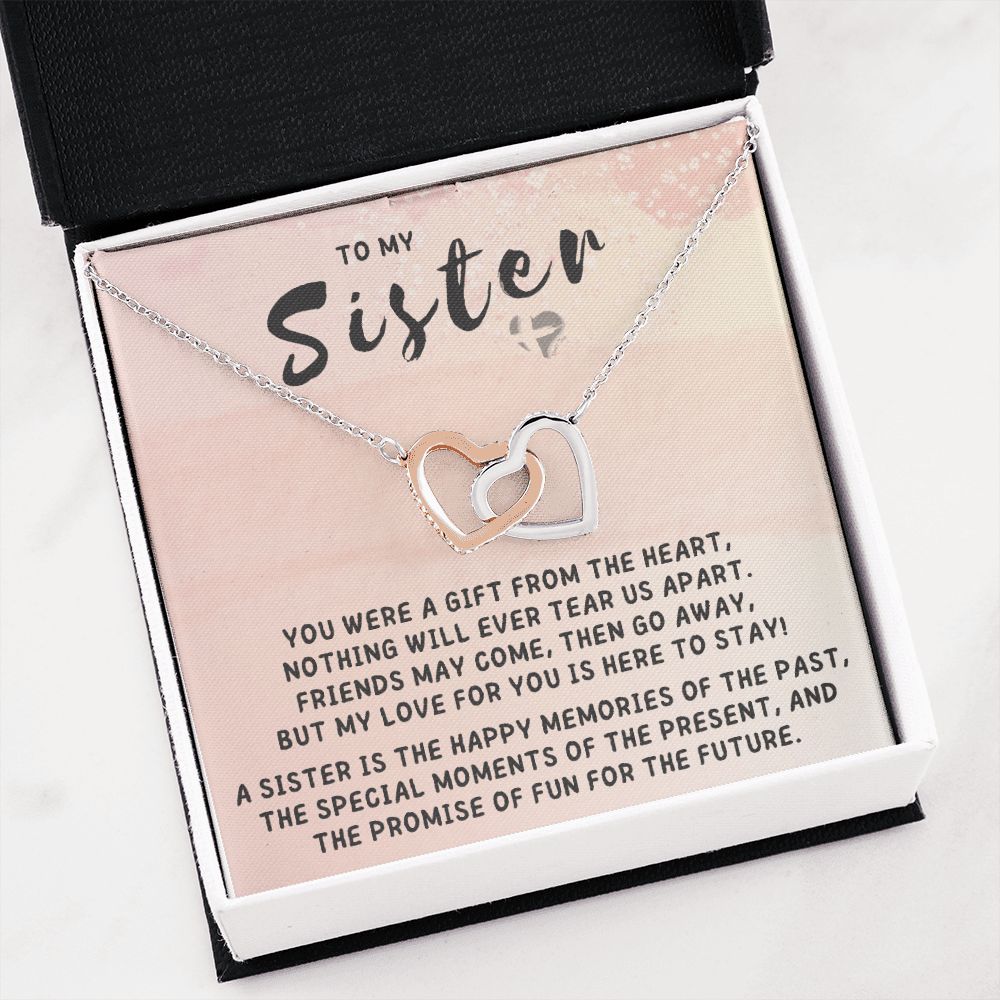 Sister - A Gift From The Heart - Interlocking Hearts HGF#174IH Jewelry 