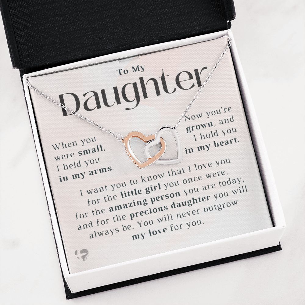 Daughter - In My Heart - Interlocking Hearts HGF#223IH Jewelry 
