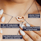 HGF#229IHv2 Daughter - You've Got This pop Interlock Hearts S&G Jewelry 