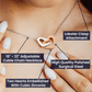 HGF#229IHv2 Daughter - You've Got This pop Interlock Hearts S&G Jewelry 