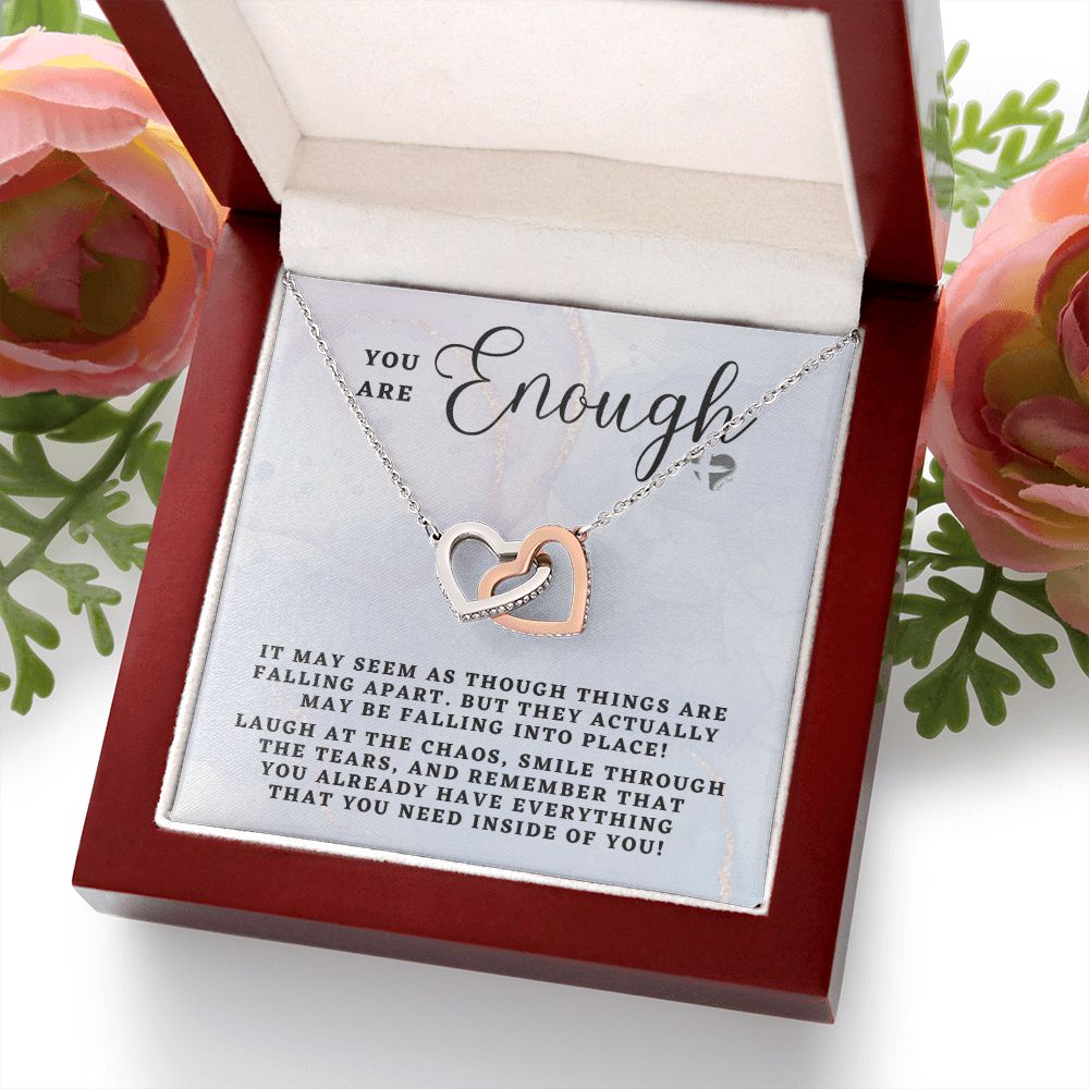 You Are Enough - Interlocking Hearts HGF#161IH Jewelry 