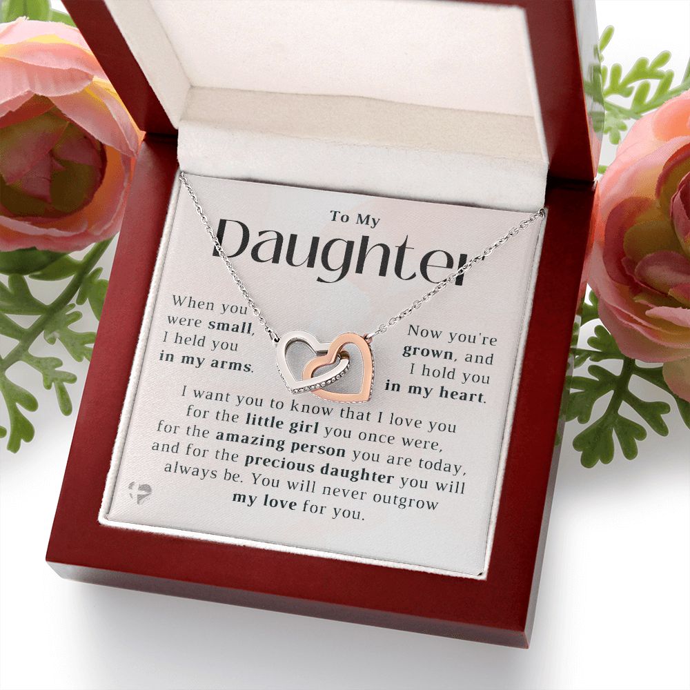 Daughter - In My Heart - Interlocking Hearts HGF#223IH Jewelry 