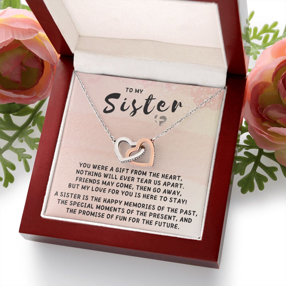 Sister - A Gift From The Heart - Interlocking Hearts HGF#174IH Jewelry 