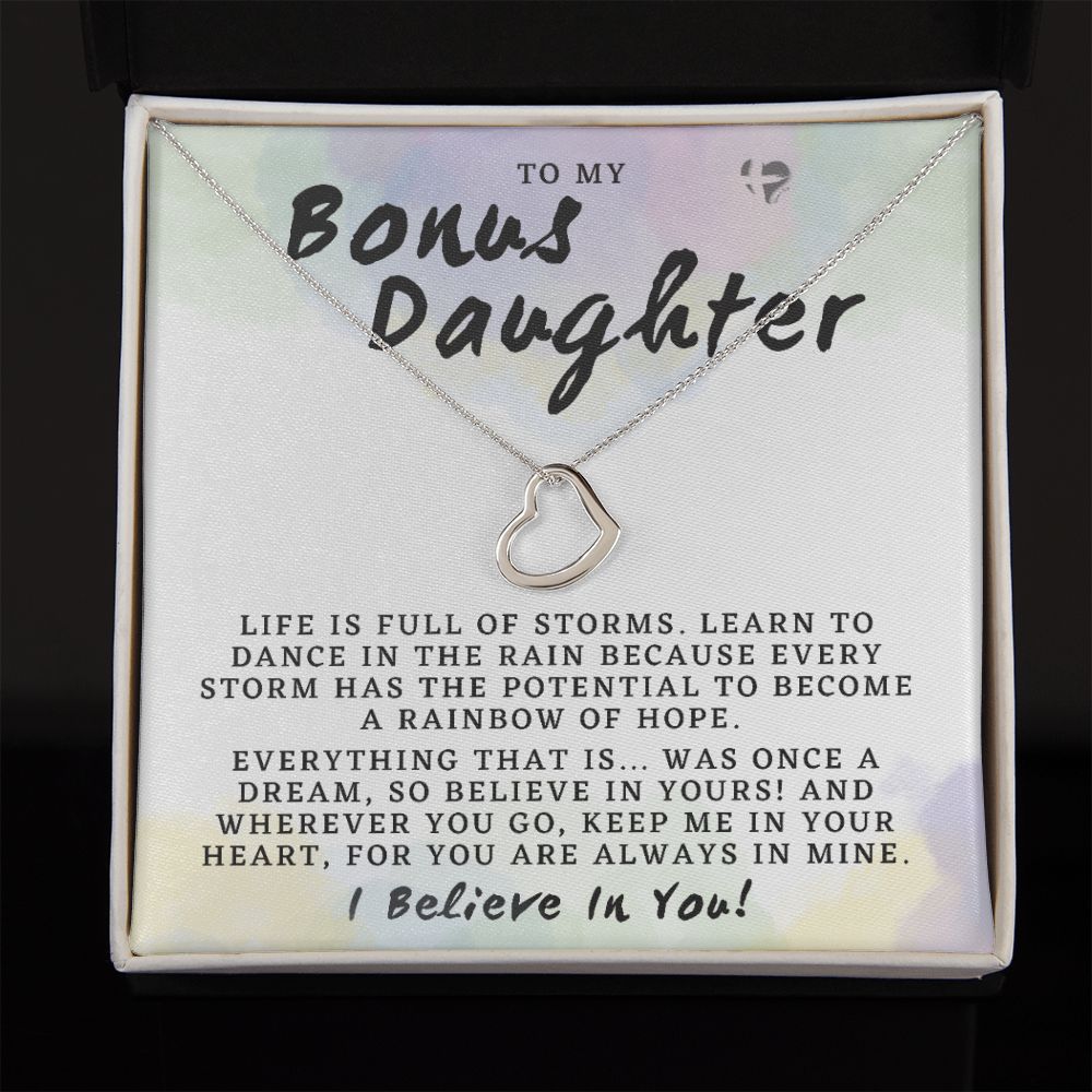 Bonus Daughter - Rainbow Dreams - Delicate Heart HGF#203DH Jewelry 