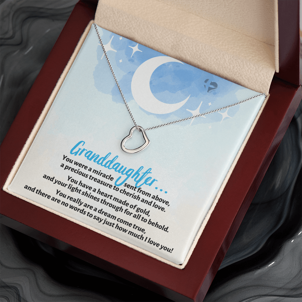 Granddaughter - Dream Come True - Delicate Heart HGF#129DHb2 Jewelry 