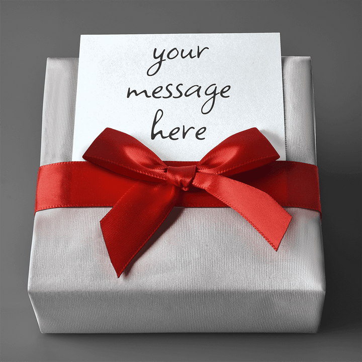 Gift Wrap with Personalized Message Jewelry 