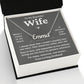 Wife - Today Tomorrow & Always - Name Necklace HGF#239NNb Jewelry 