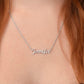 Wife - Today Tomorrow & Always - Name Necklace HGF#239NNb Jewelry 